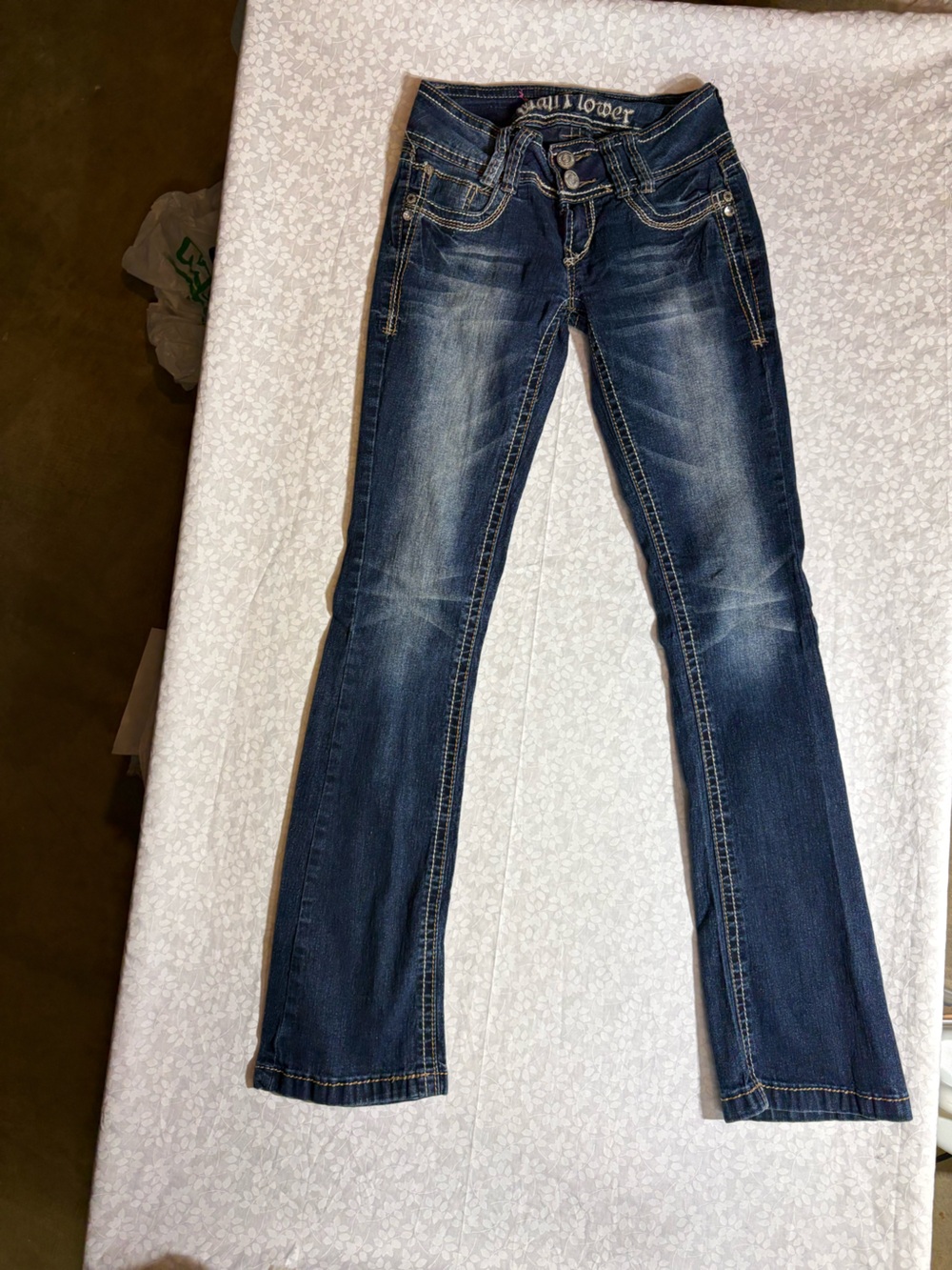 Wallflower Dark Blue Boot Cut Jeans
